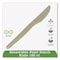 Eco-Products EcoSense Renewable Plant Starch Cutlery, Knife, 7", PK50 EP-S001 - alternate 2